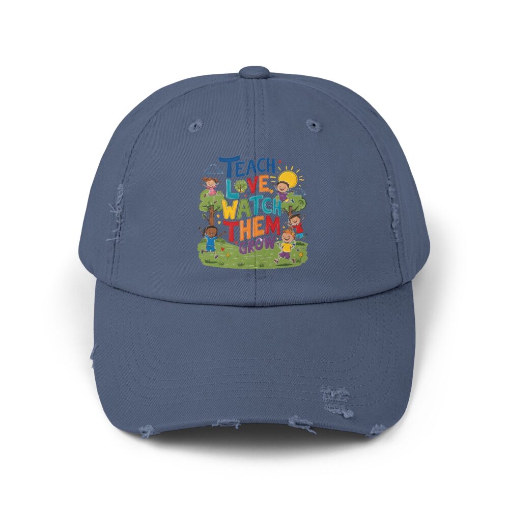 Teach Love Watch Them Grow - Unisex Adjustable Baseball Cap - Image 13