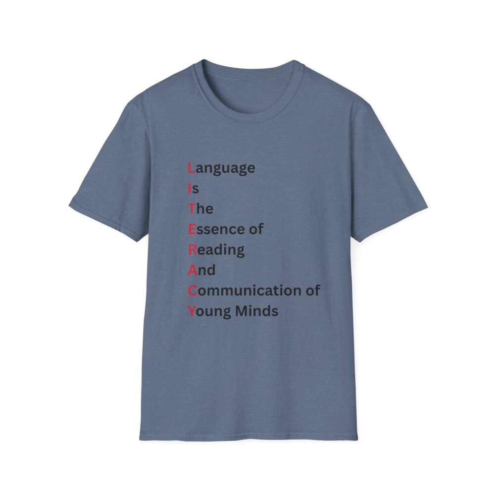 LITERACY - Unisex Soft style T-Shirt - Image 45