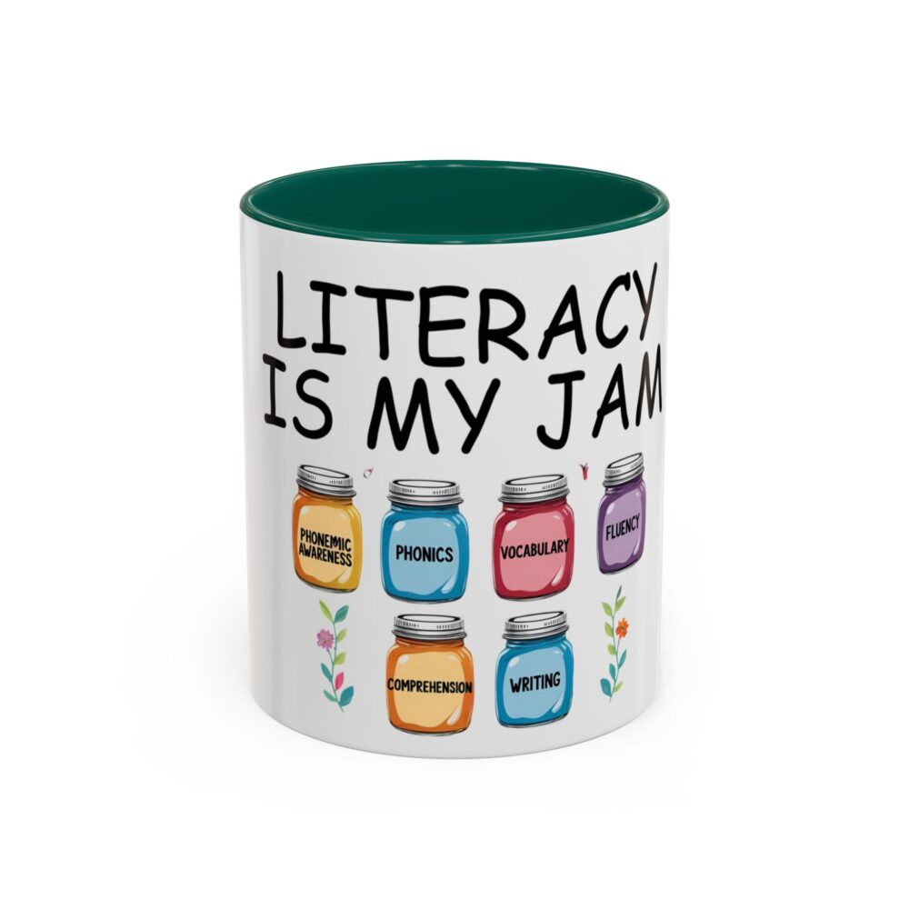 Literacy is My Jam - Colorful Mugs (11oz, 15oz) - Image 9