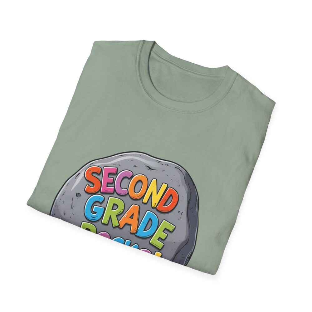Second Grade Rocks - Unisex Soft style T-Shirt - Image 20