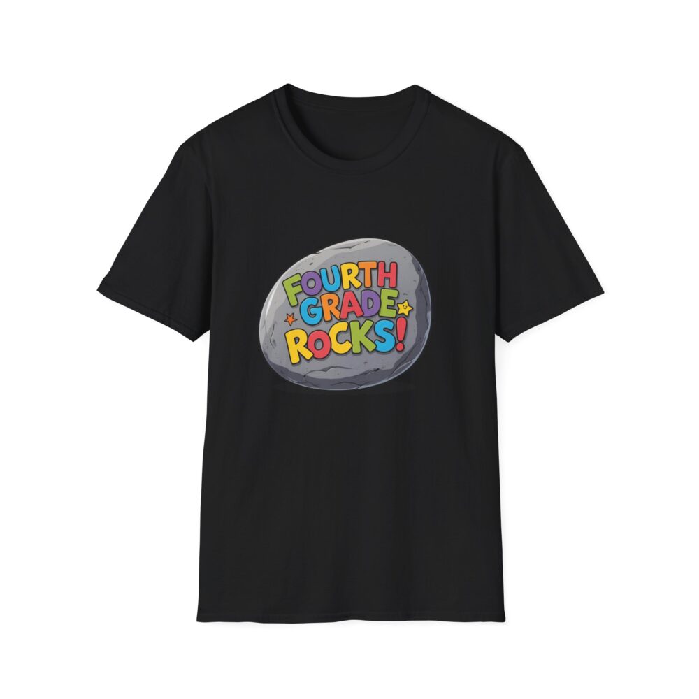 Fourth Grade Rocks - Unisex Soft style T-Shirt - Image 5