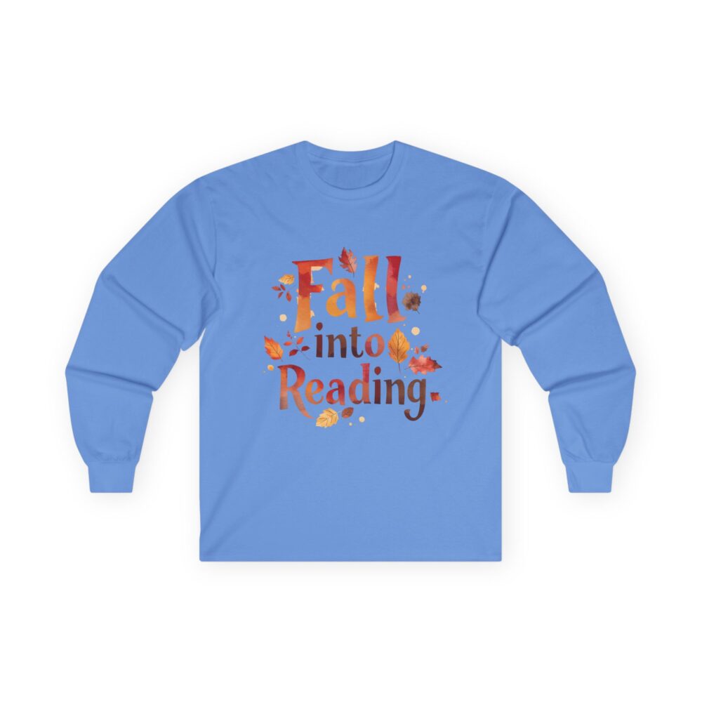 Fall Into Reading - Unisex Long Sleeve Tee - Image 22
