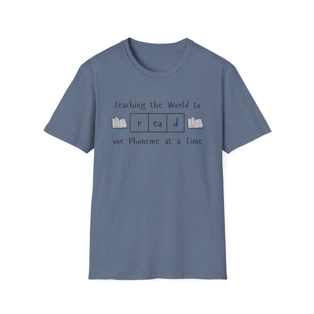 Teaching the World to "Read" One Phoneme at a Time - Unisex Soft style T-Shirt - Image 45