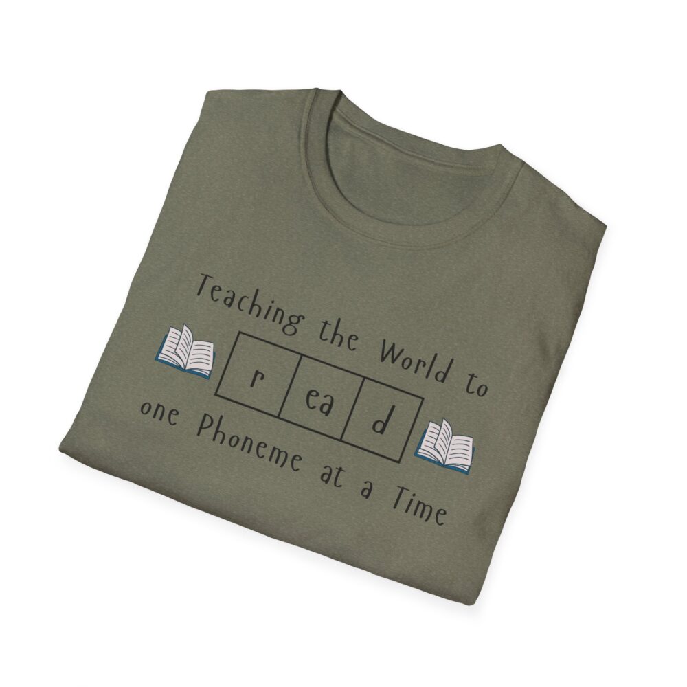 Teaching the World to "Read" One Phoneme at a Time - Unisex Soft style T-Shirt - Image 20