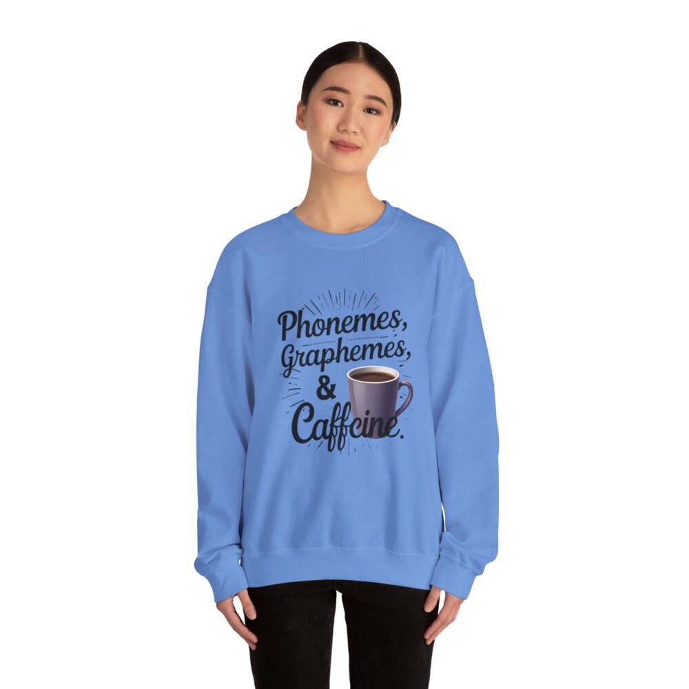 Caffeine & Phonemes Crewneck Sweatshirt | - Image 24