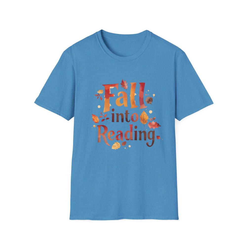 Fall Into Reading-Unisex Soft style T-Shirt - Image 33