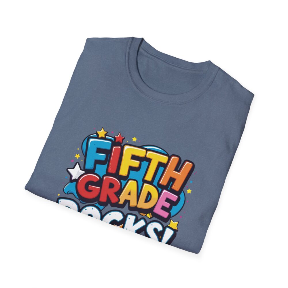 Fifth Grade Rocks - Unisex Soft style T-Shirt - Image 40