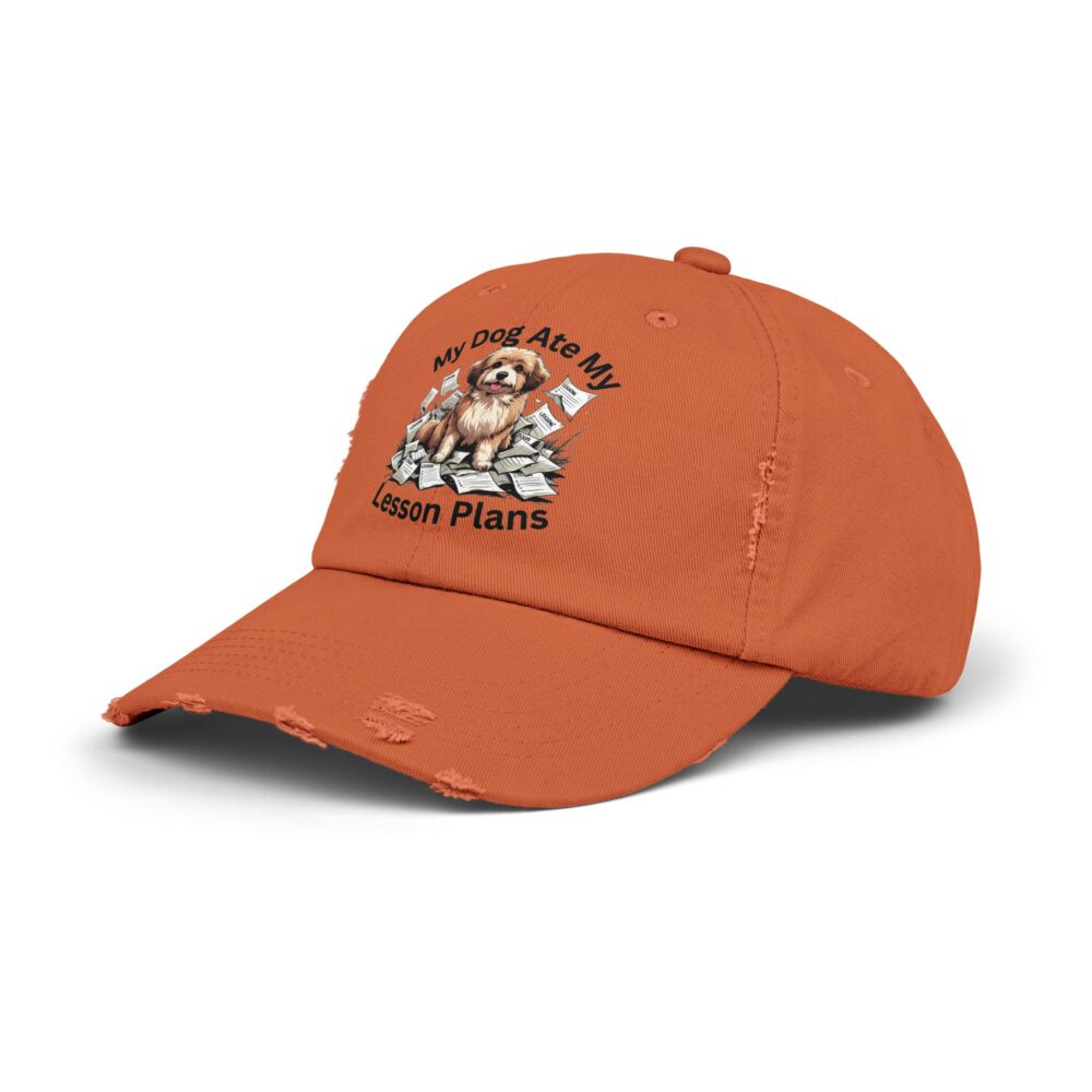 My Dog Ate My Lesson Plans, Unisex Adjustable Baseball Cap - Image 6