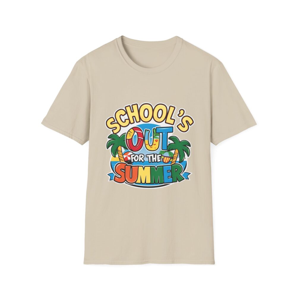 School's Out for the Summer -Unisex Soft Style T-Shirt - Image 9