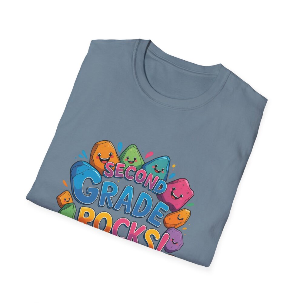 Second Grade Rocks - Unisex Soft style T-Shirt - Image 36