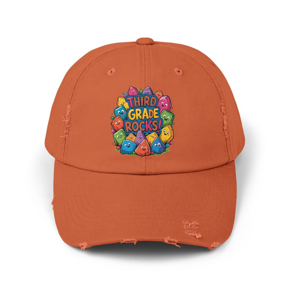 Third Grade Rocks, Unisex Adjustable Baseball Cap - Image 9