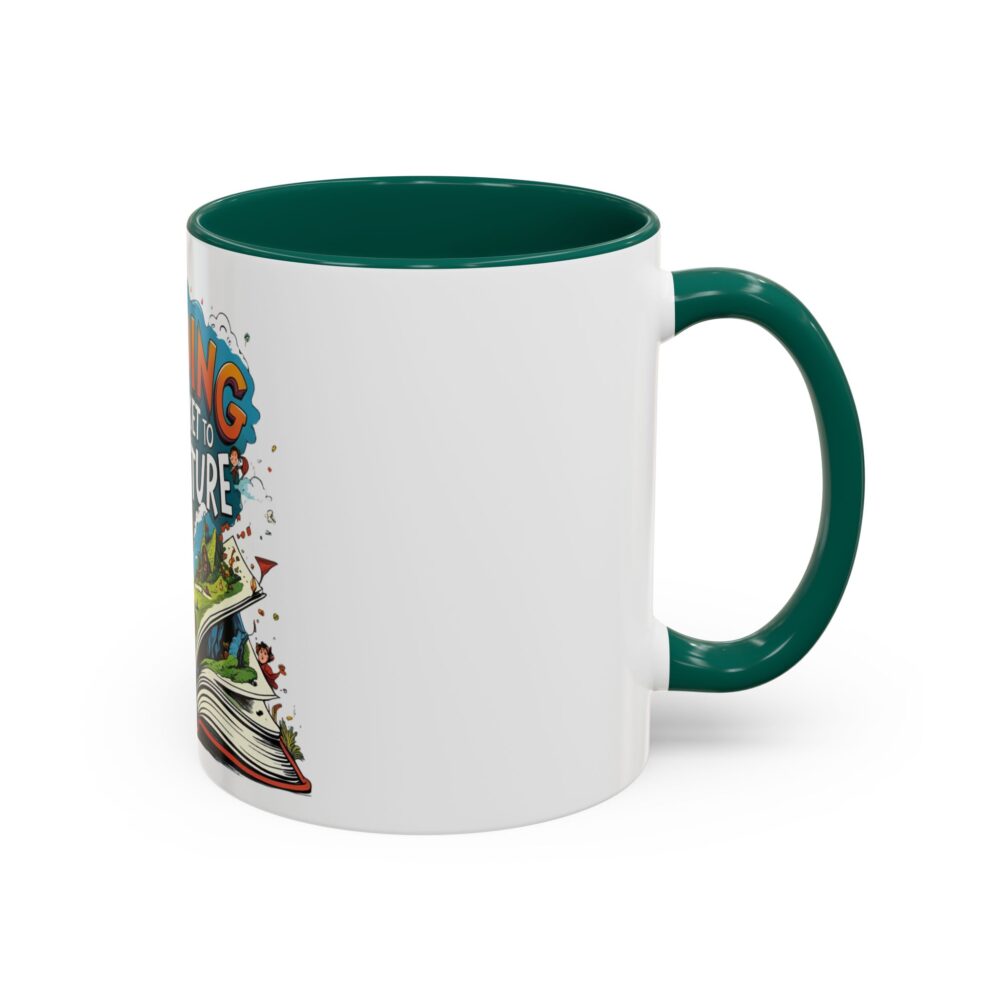 Reading is a Ticket to Adventure - Colorful Mugs (11oz, 15oz) - Image 10