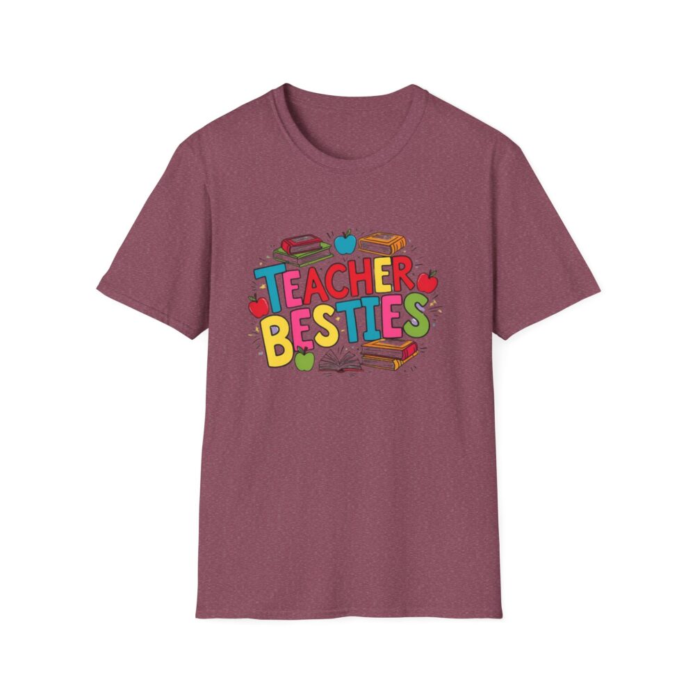 Teacher Besties - Unisex Soft style T-Shirt - Image 53