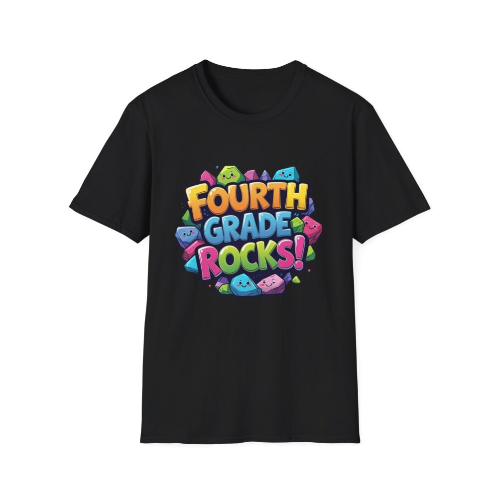 Fourth Grade Rocks - Unisex Soft style T-Shirt - Image 5