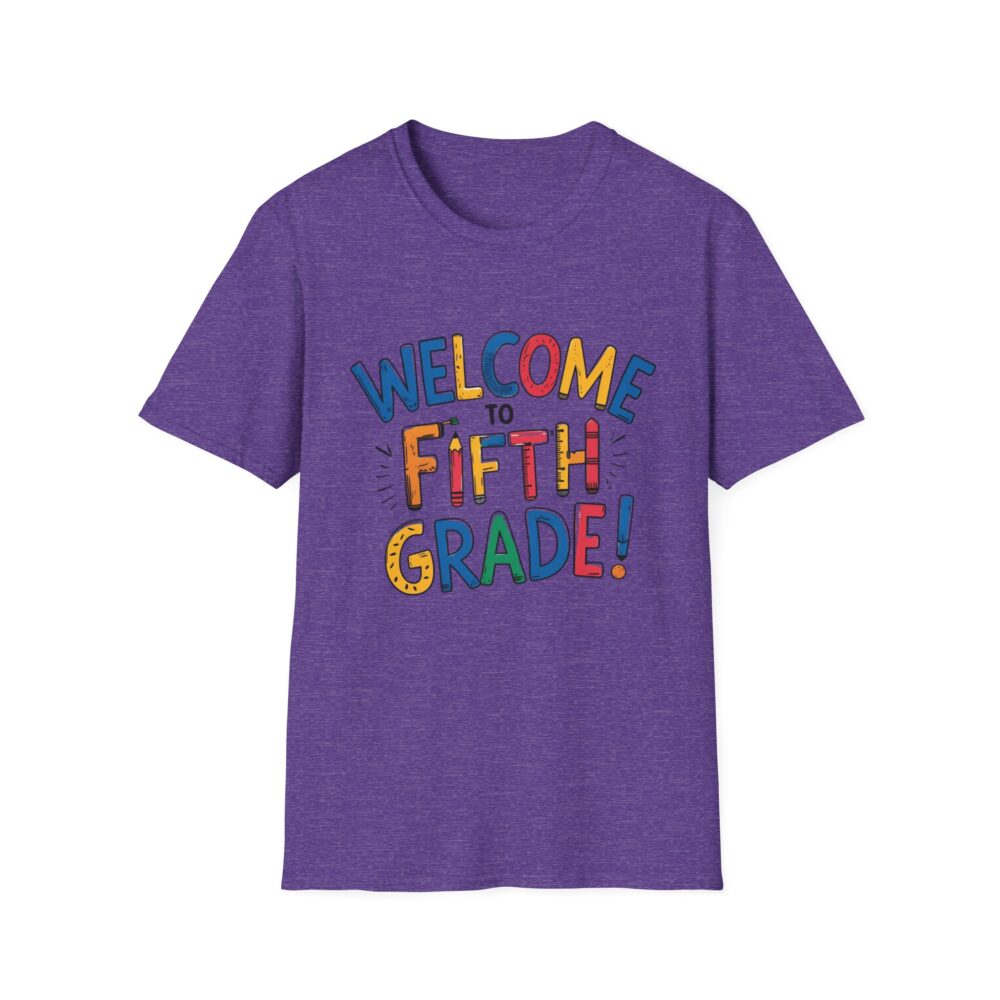 Welcome to Fifth Grade - Unisex Soft style T-Shirt - Image 41