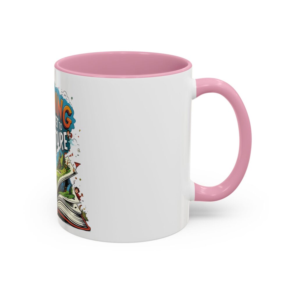Reading is a Ticket to Adventure - Colorful Mugs (11oz, 15oz) - Image 22