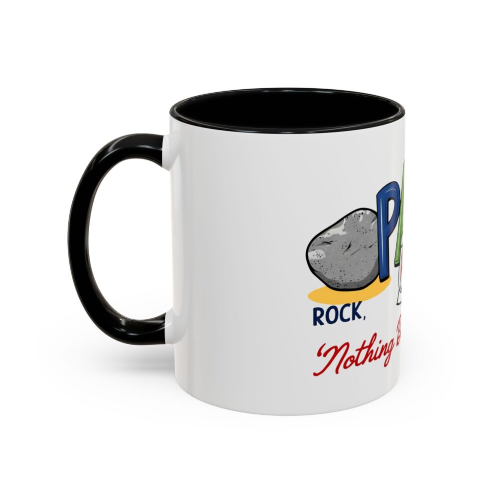 Rock, Paper, Scissors, Nothing Beats Reading - Coffee Mug - Image 3