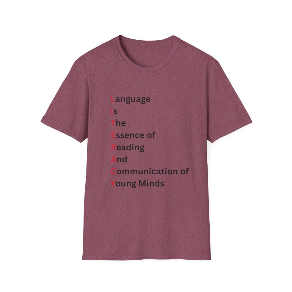 LITERACY - Unisex Soft style T-Shirt - Image 53