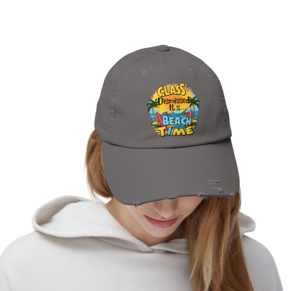 Class Dismissed It is Beach Time - Unisex Adjustable Baseball Cap - Image 24