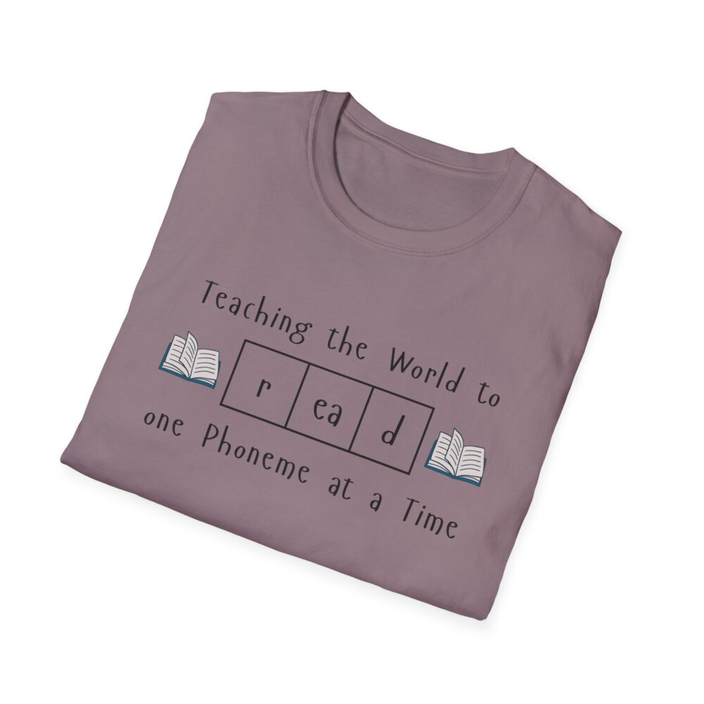 Teaching the World to "Read" One Phoneme at a Time - Unisex Soft style T-Shirt - Image 56