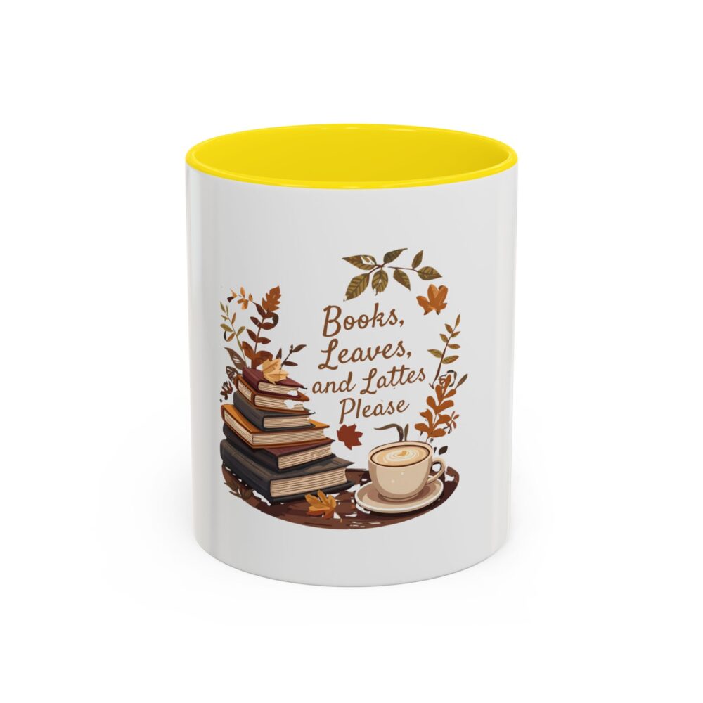 Books, Leaves, and Lattes Please - Coffee Mug - Image 49