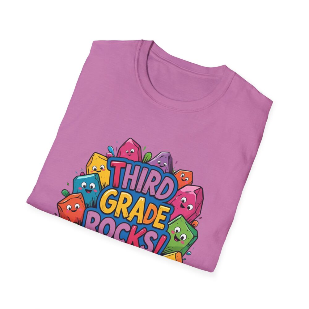 Third Grade Rocks - Unisex Soft style T-Shirt - Image 48