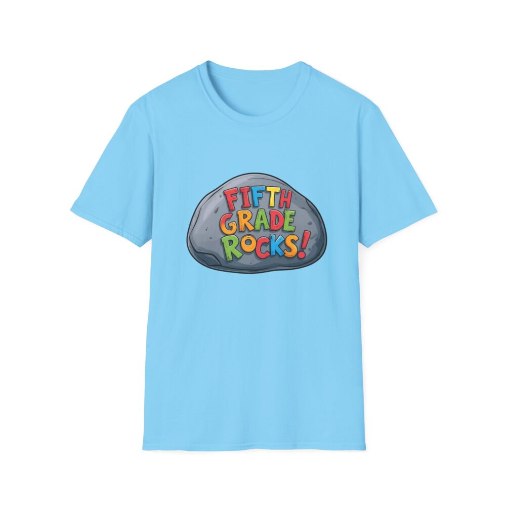 Fifth Grade Rocks - Unisex Soft style T-Shirt - Image 25