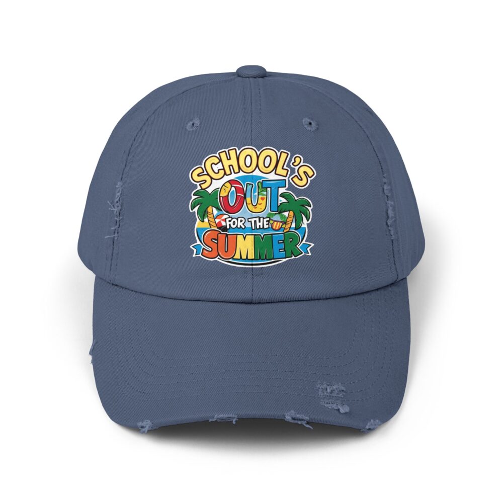 School's Out - Fun Summer Hat, Unisex Adjustable Baseball Cap - Image 17