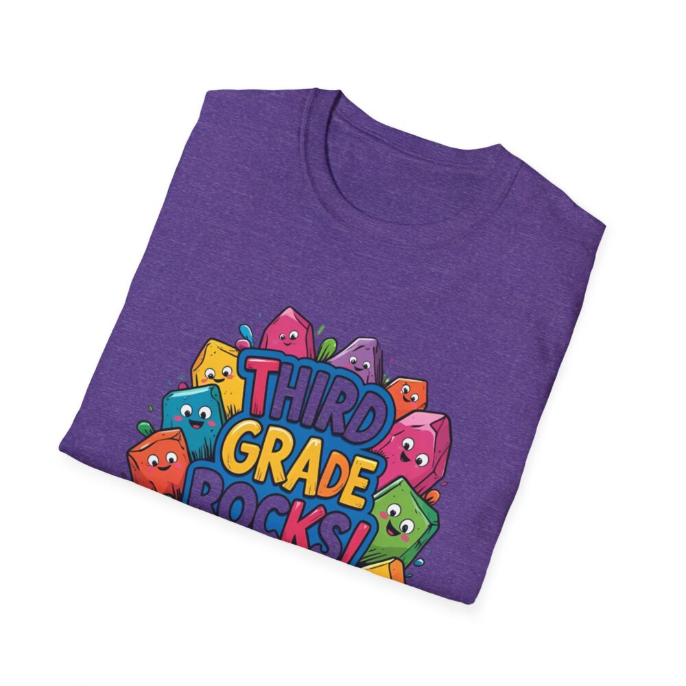 Third Grade Rocks - Unisex Soft style T-Shirt - Image 44