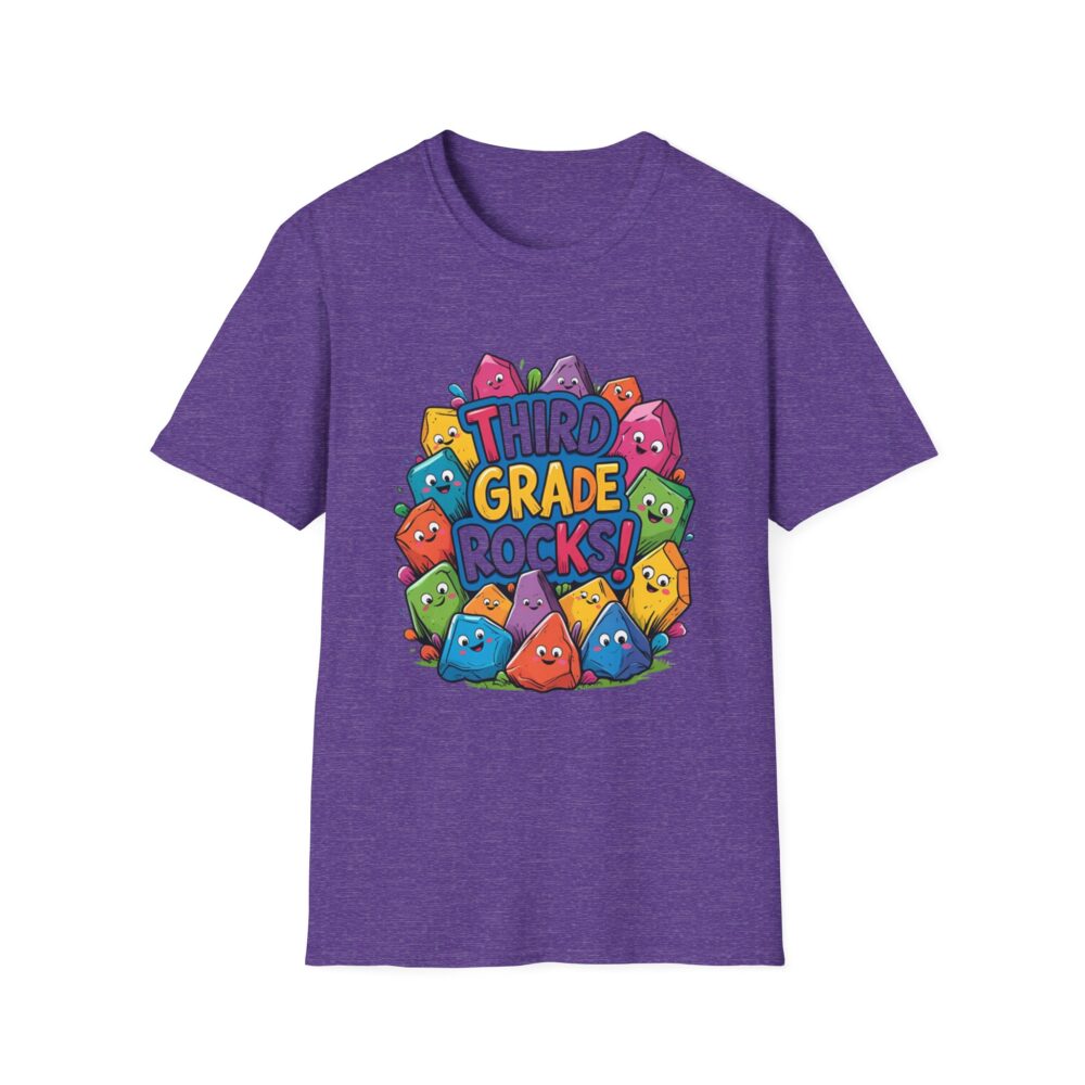 Third Grade Rocks - Unisex Soft style T-Shirt - Image 41