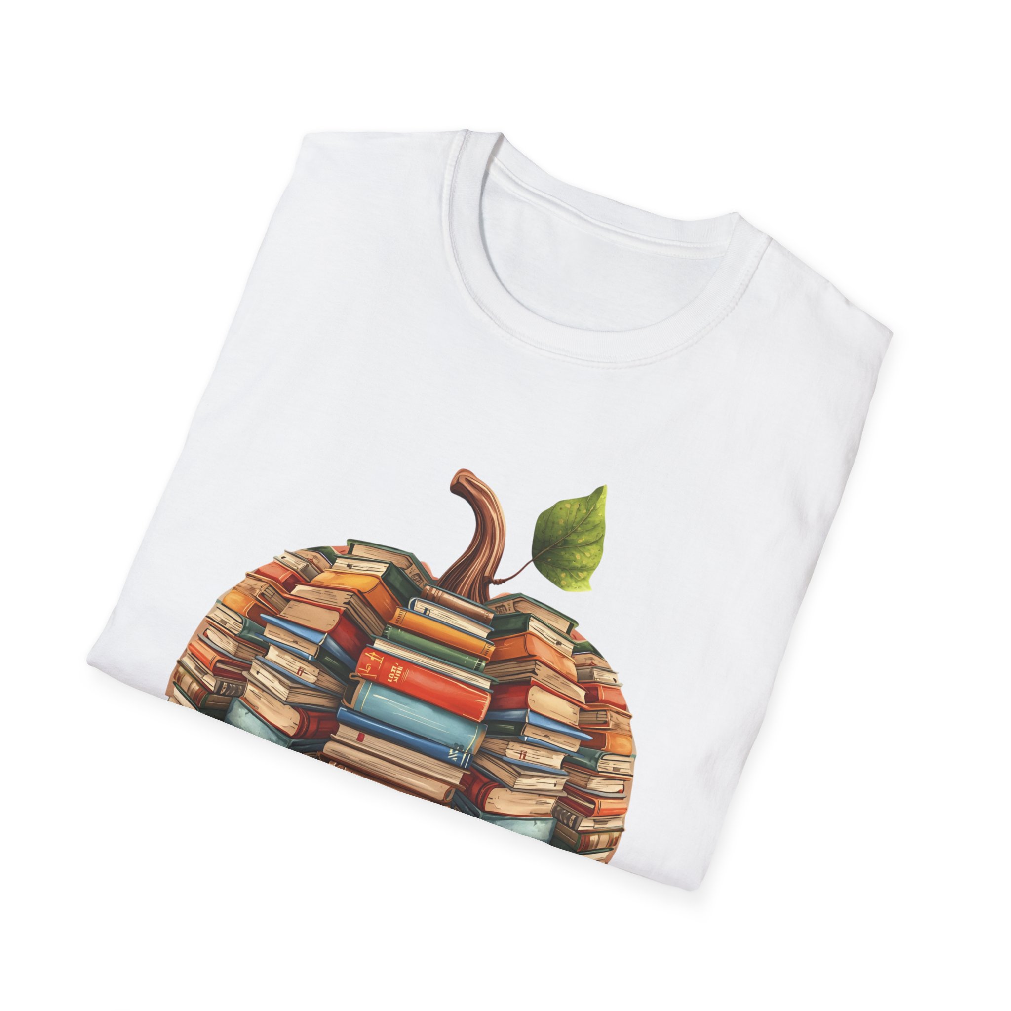 Pumpkin-Unisex Soft style T-Shirt - Image 8