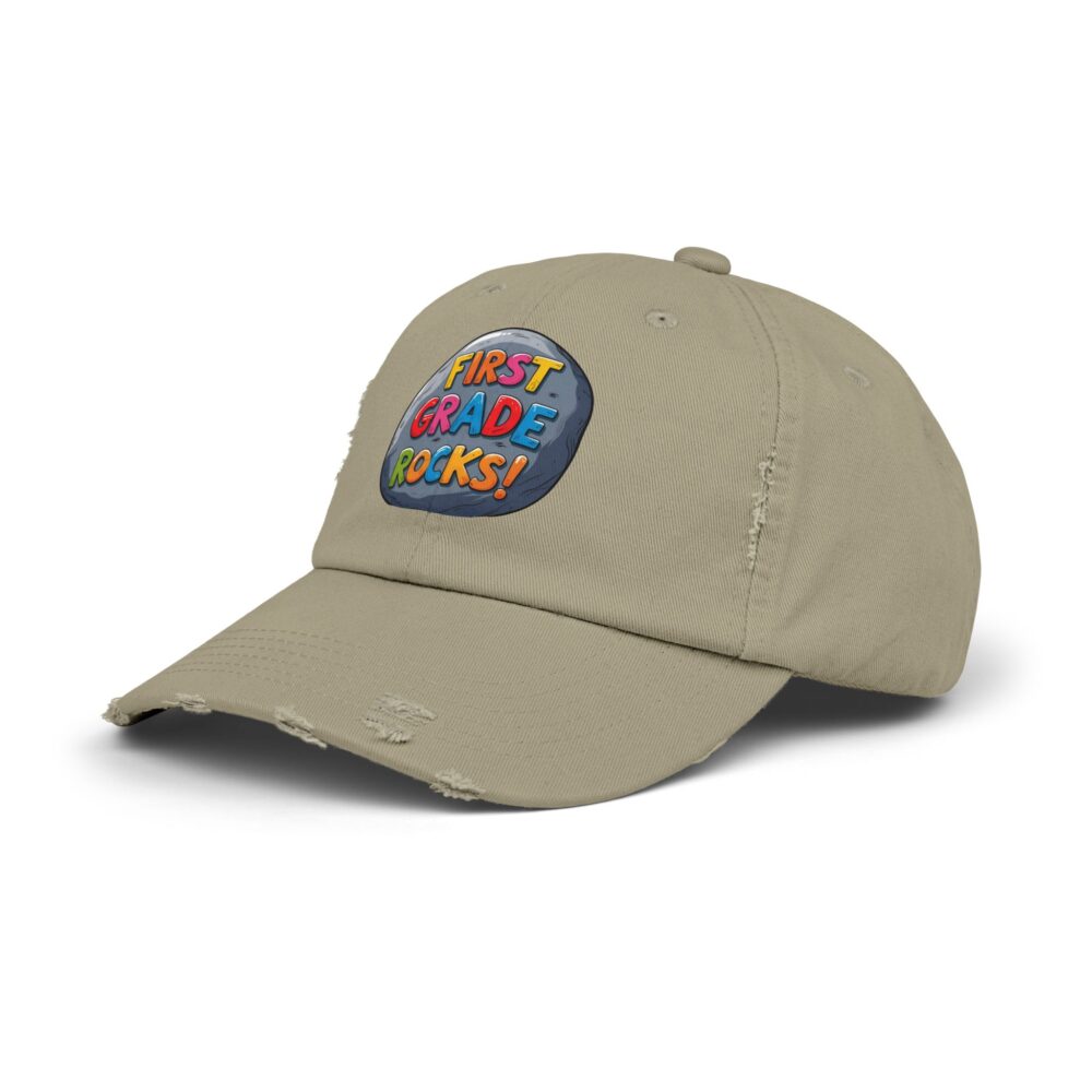 First Grade Rocks, Unisex Adjustable Baseball Cap - Image 14