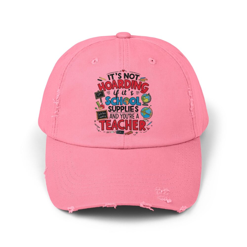 It's Not Hoarding if It's School Supplies... - Unisex Adjustable Baseball Cap - Image 17