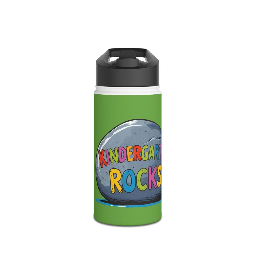 Kindergarten Rocks (green) - Stainless Steel Water Bottle