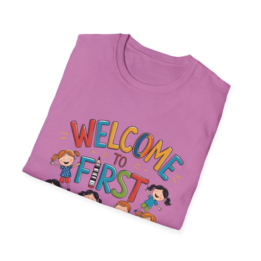 Welcome to First Grade - Unisex Soft style T-Shirt - Image 48