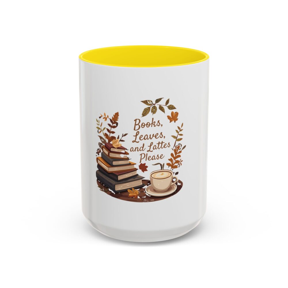 Books, Leaves, and Lattes Please - Coffee Mug - Image 61