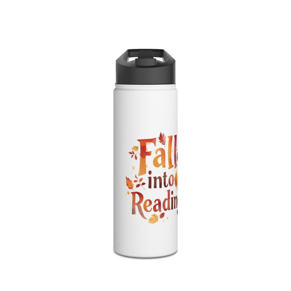 Fall Into Reading-Stainless Steel Water Bottle - Image 5