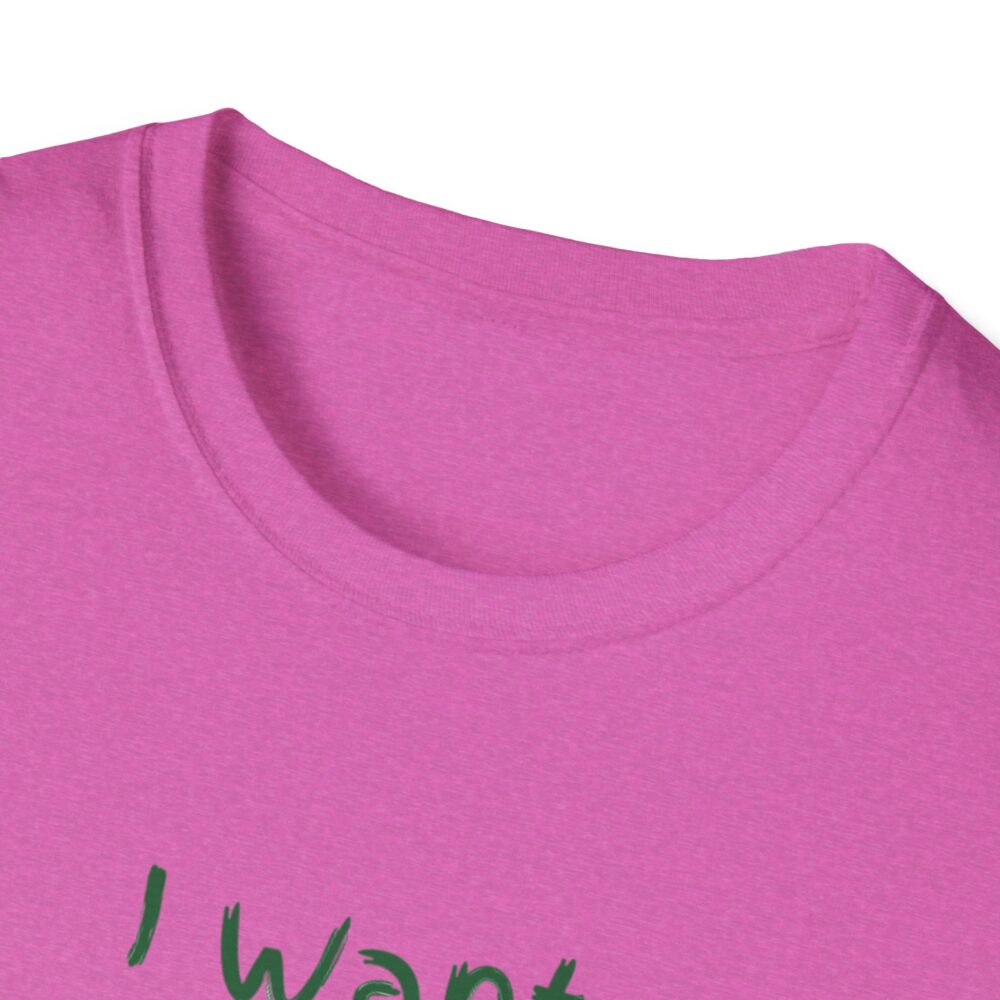 I Want to Be a Schwa! It's Never Stressed! - Unisex Soft Style T-Shirt - Image 47