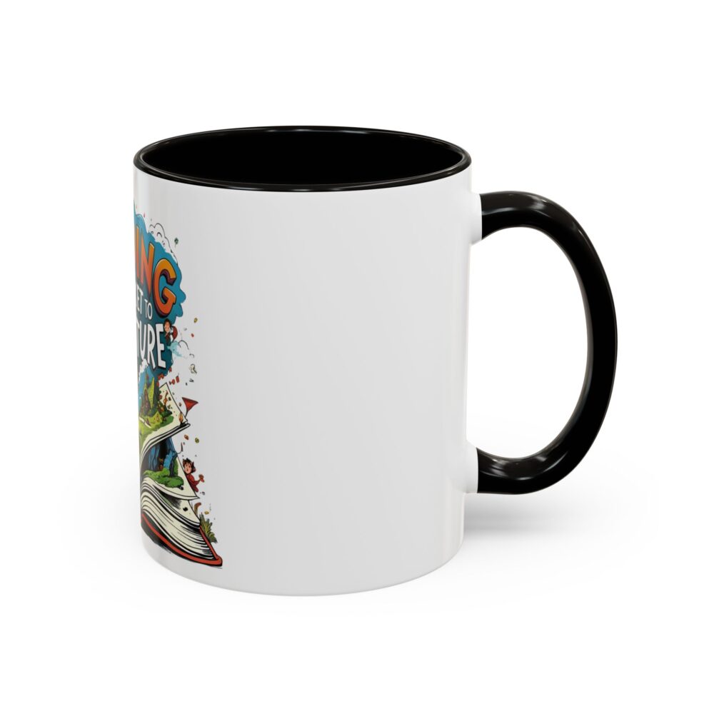 Reading is a Ticket to Adventure - Colorful Mugs (11oz, 15oz) - Image 2