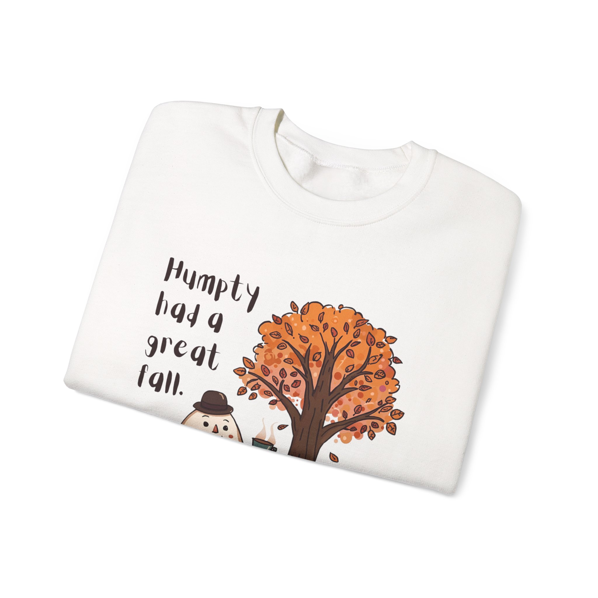 Humpty had a great Fall-Crewneck Sweatshirt - Image 3