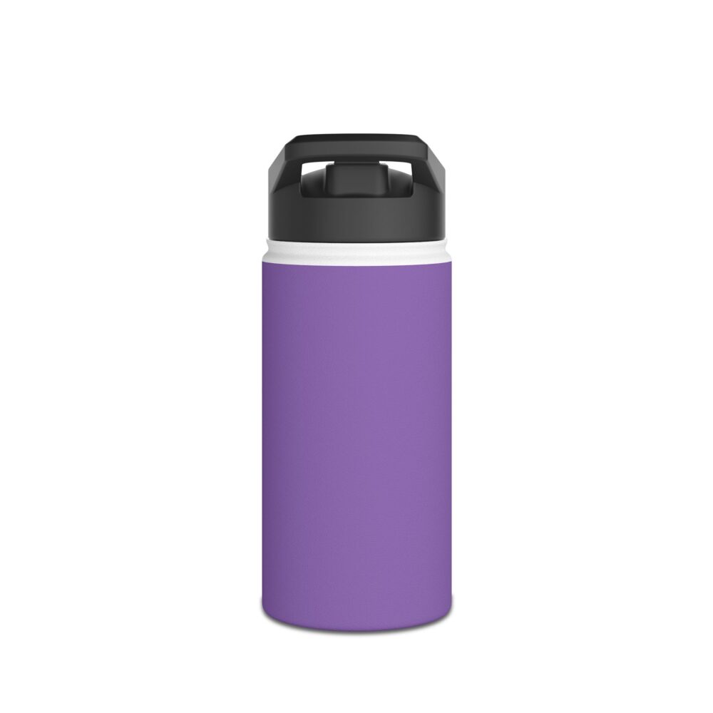 Literacy is My Jam (Purple) - Stainless Steel Water Bottle - Image 2
