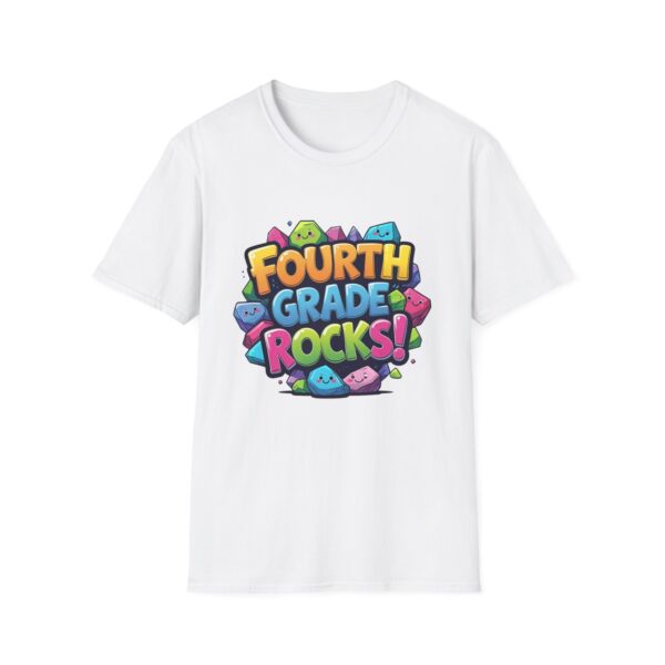 Fourth Grade Rocks - Unisex Soft style T-Shirt