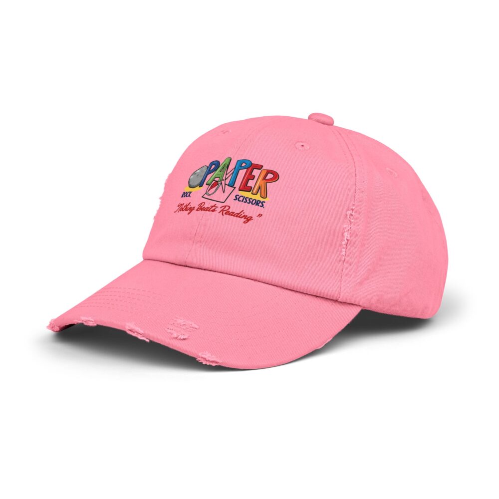 Rock, Paper, Scissors, Nothing Beats Reading - Unisex Adjustable Baseball Cap - Image 18