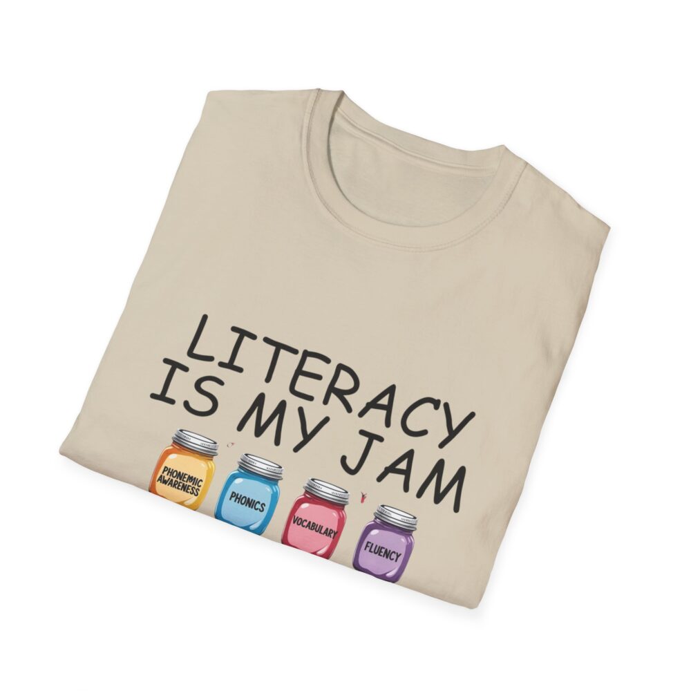 Literacy is My Jam - Unisex Soft Style T-Shirt - Image 8