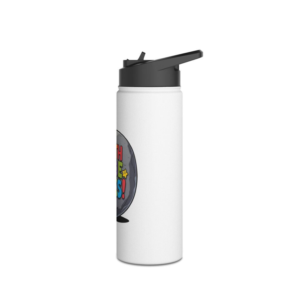 Fourth Grade Rocks (white) - Stainless Steel Water Bottle - Image 8