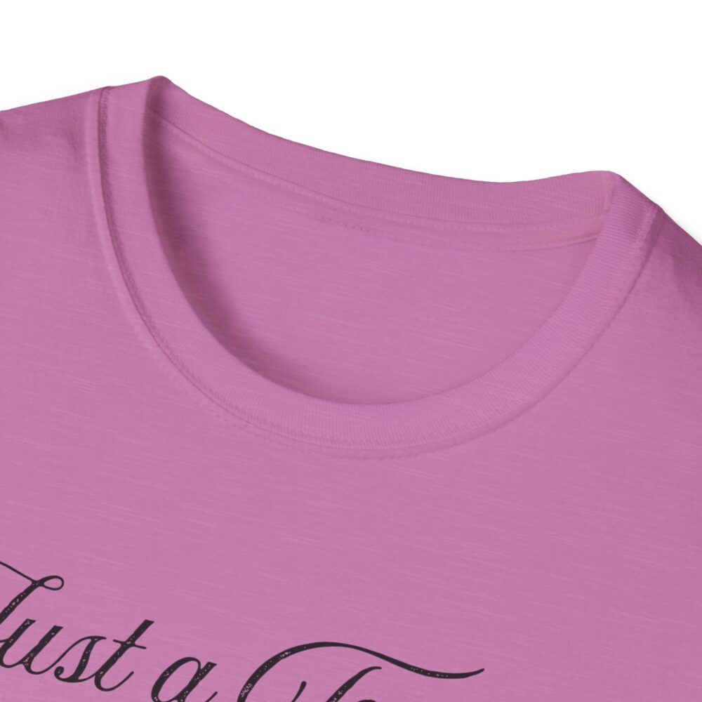 Just a Teacher Who Loves Jesus (black print) - Unisex Soft style T-Shirt - Image 51