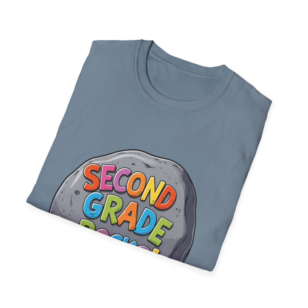 Second Grade Rocks - Unisex Soft style T-Shirt - Image 36