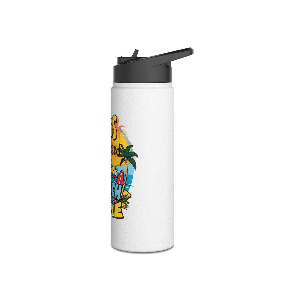 Class Dismissed It's Beach Time - Stainless Steel Water Bottle - Image 8