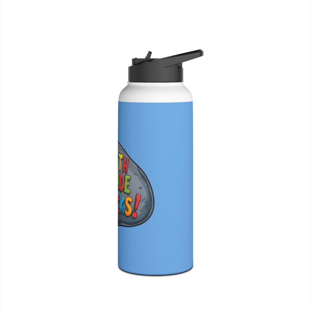 Fifth Grade Rocks (blue) - Stainless Steel Water Bottle - Image 12