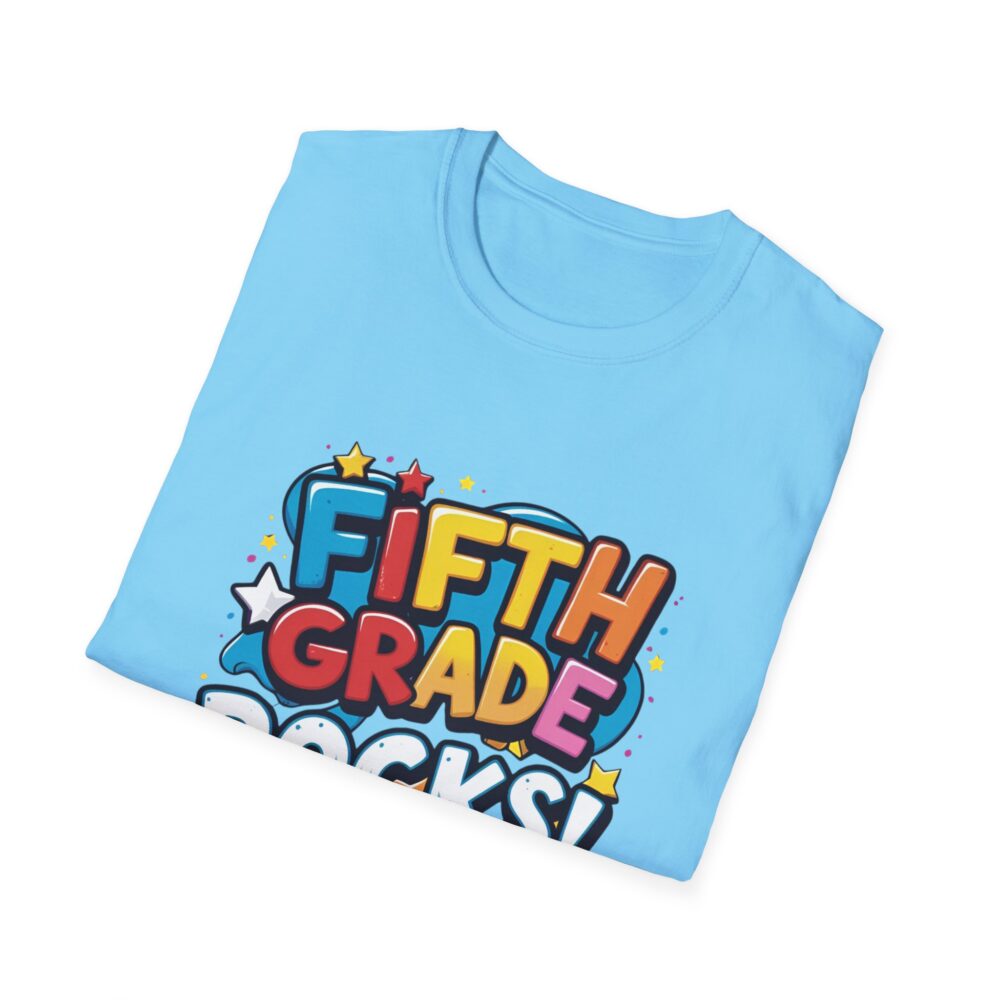 Fifth Grade Rocks - Unisex Soft style T-Shirt - Image 28